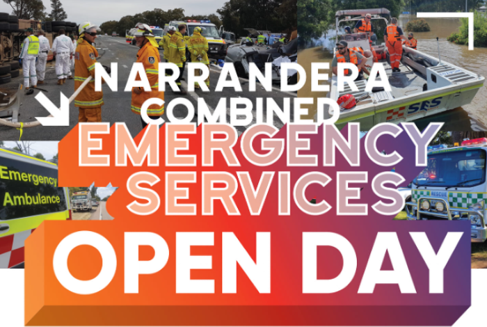 Emergency services open day poster