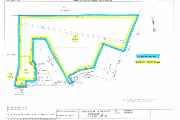 Site plan for exhibition