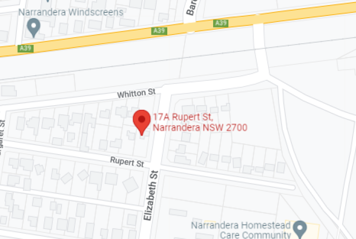DA Proposal Map - 17A Rupert Street Narrandera