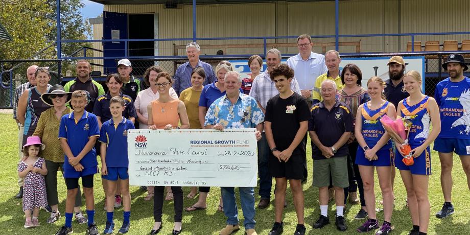 Steph Cooke MP presents Council and Community Groups with Stronger Country Communities round three funding