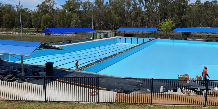 Lake Talbot Water Park Pool Olympic and Middle Pool