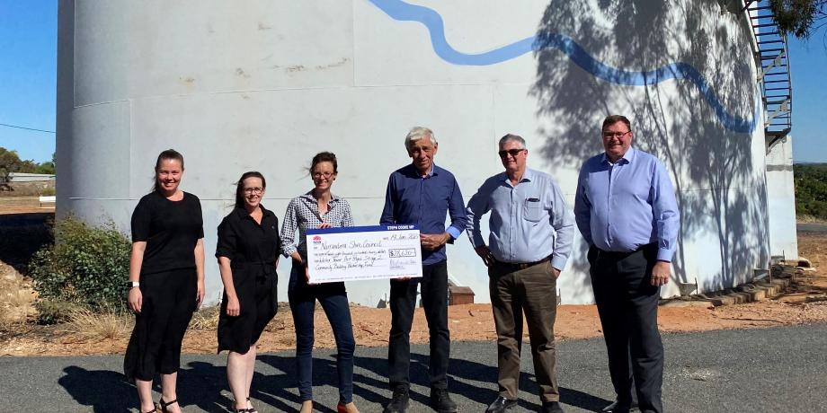 Funding Announced for third art installation for Narrandera Water Tower