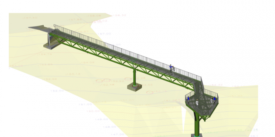 Design for Lake Talbot Skywalk