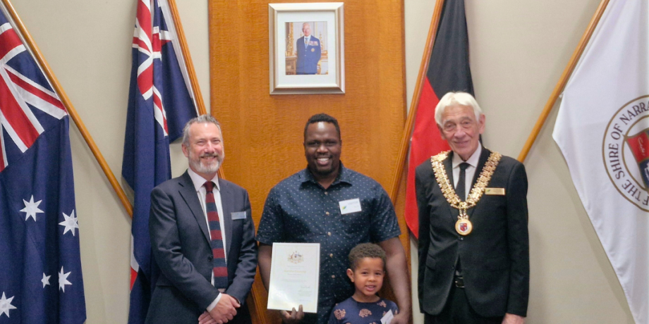 Council Welcomes Newest Australian Citizen