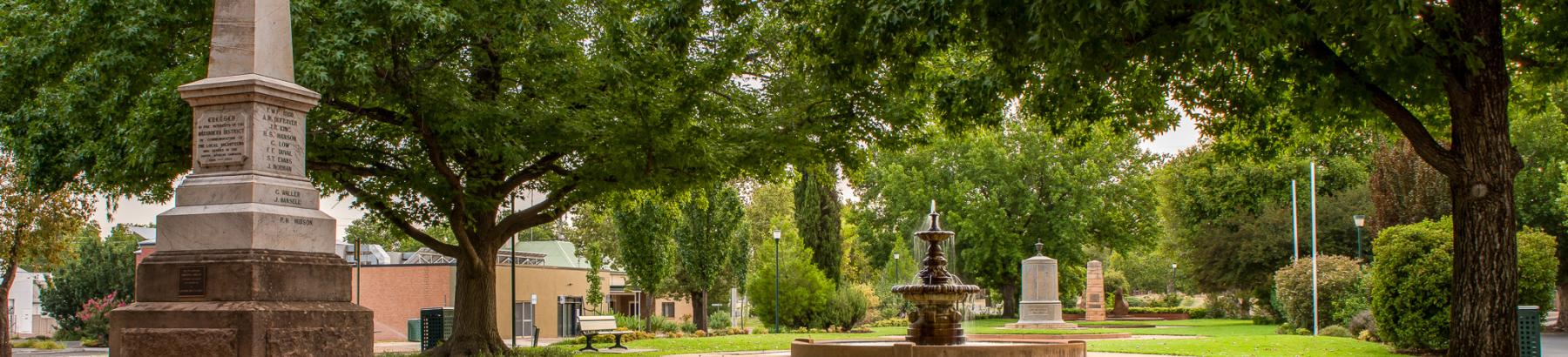 Narrandera Memorial Garden and Hankinson Fountain