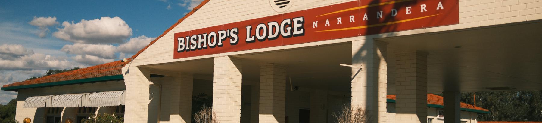 Entrance to Bishops Lodge, Narrandera. 