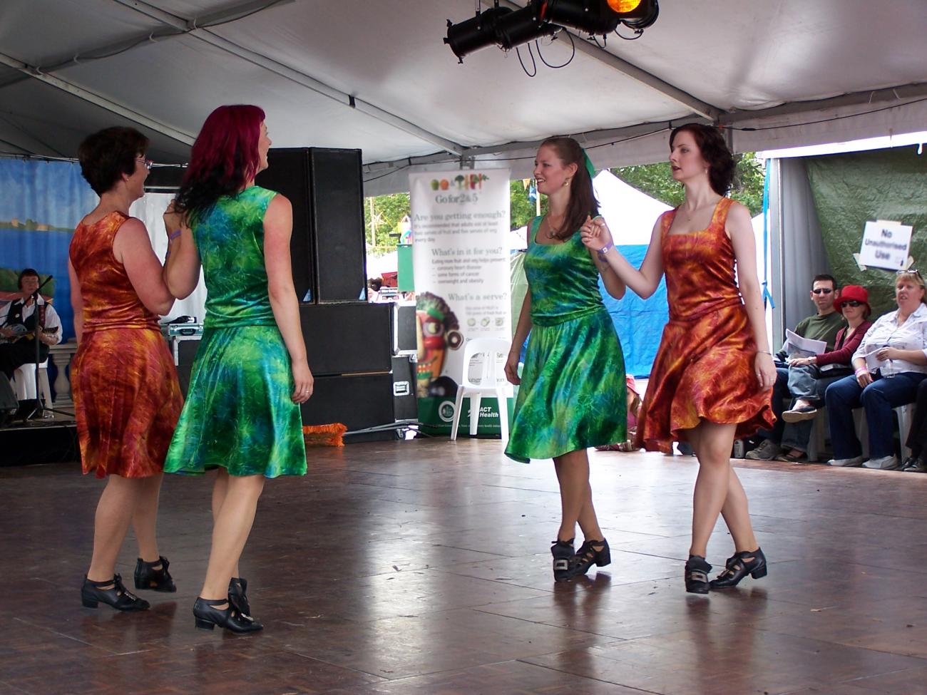 Irish Dancing at Narrandera Folk Festival