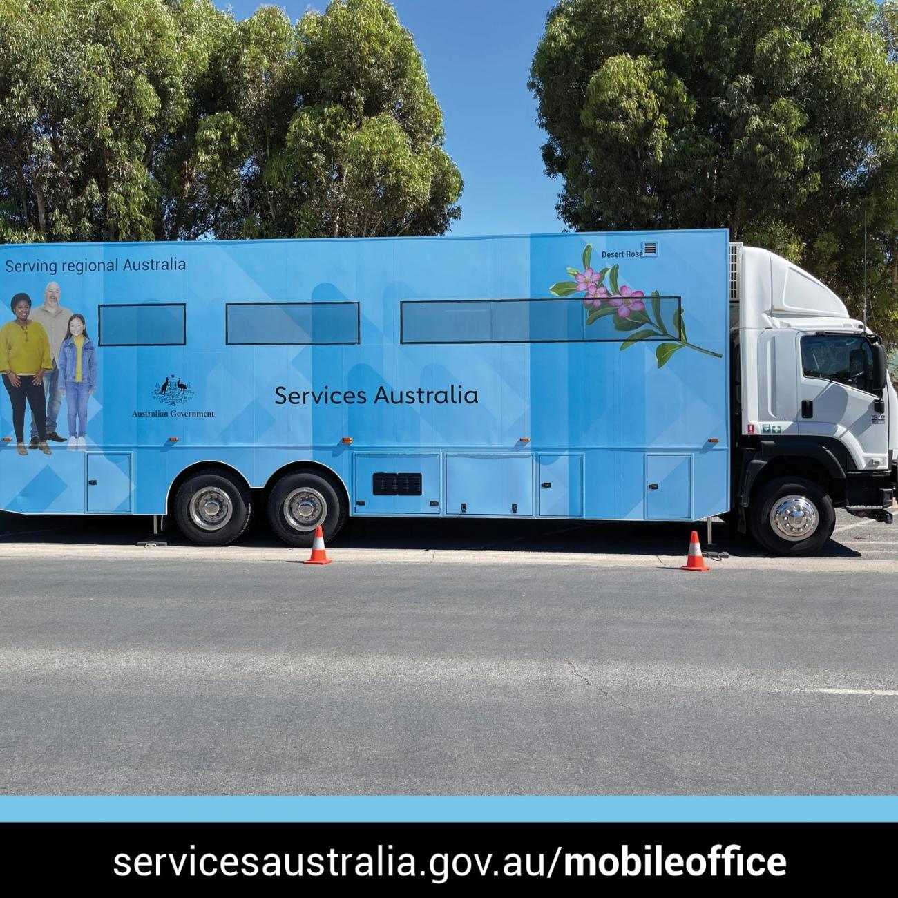 Desert Rose NSW Government Mobile Services Unit