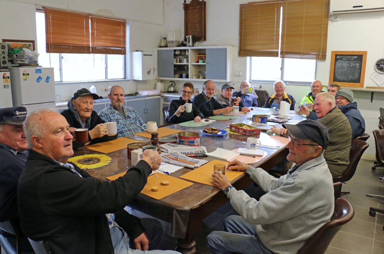 Mornig Tea at the Mens Shed