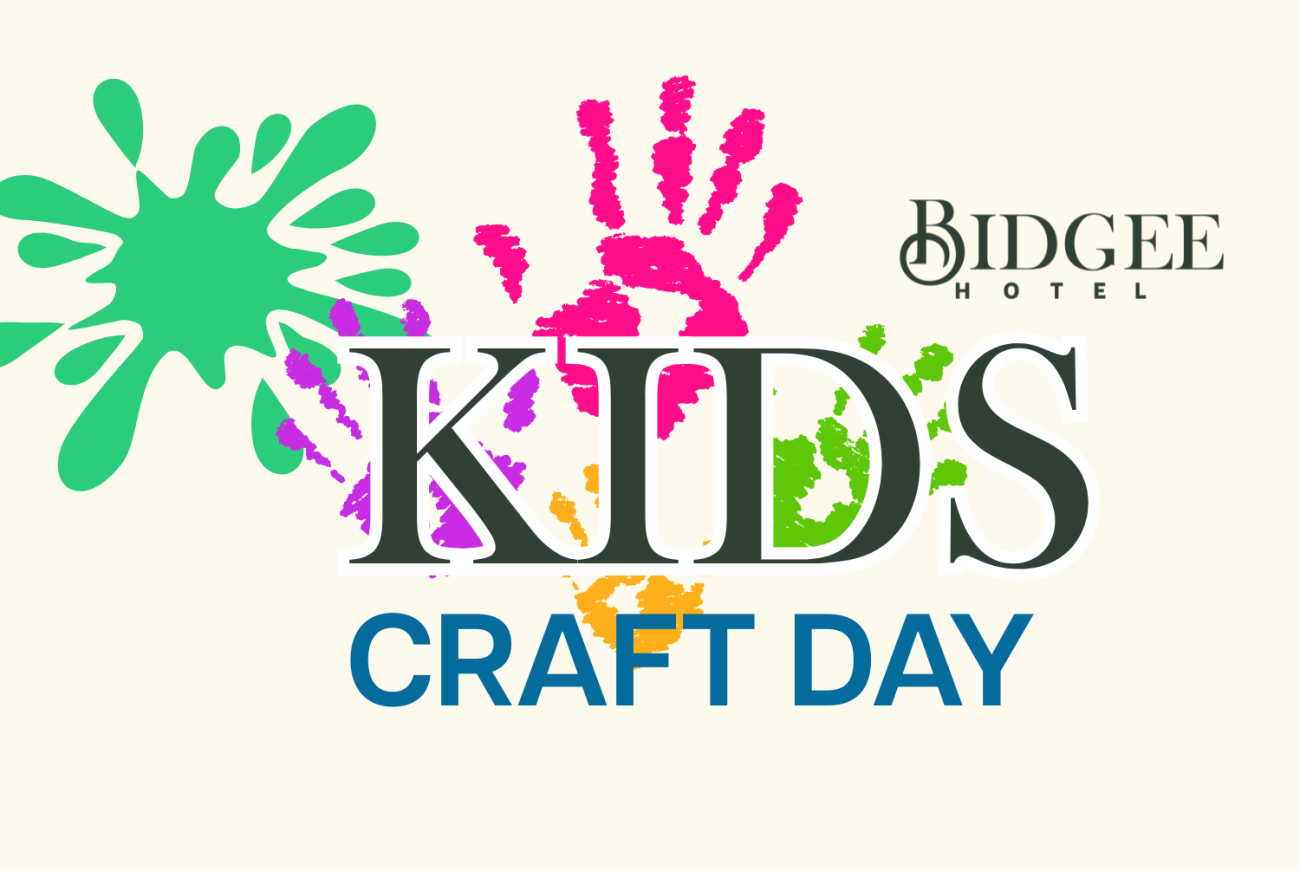 Kids craft day the Bidgee Hotel