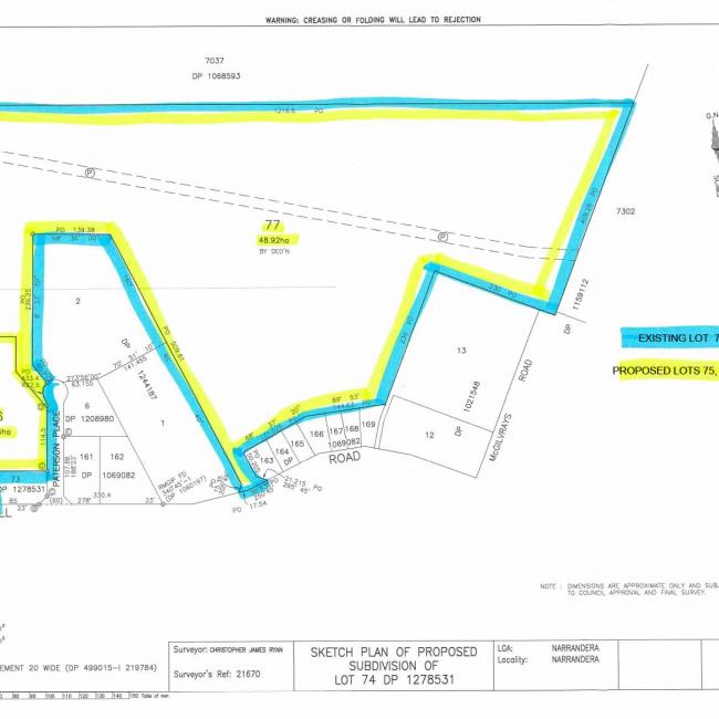 Site plan for exhibition