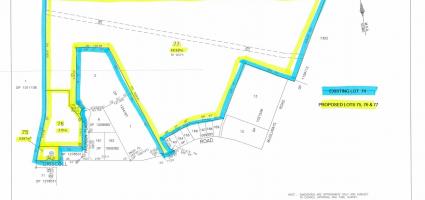 Site plan for exhibition